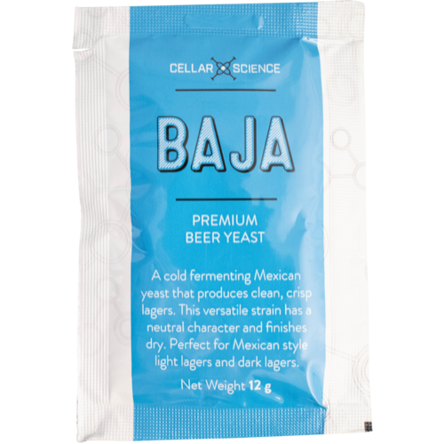 CellarScience® BAJA Dry Yeast | Mexican Lager | Levadura de cerveza premium